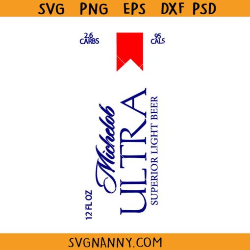 Michelob Ultra SVG, Michelob Ultra Pure Gold svg, Superior Light Beer svg, Michelob Ultra svg