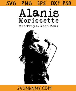 Alanis Morissette 2024 Tour SVG, Alanis Morissette Tour SVG, The Triple Moon Tour SVG