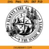 Always take the scenic route svg, Compass and Lighthouse Svg, Compass Clipart Image Svg, Vacay T-Shirt SVG, Travel Svg, Adventure svg, Vanlife svg