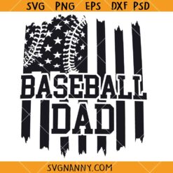 Baseball dad flag SVG, Patriotic Us Baseball svg, Baseball Dad svg, Baseball Player svg, Baseball svg      