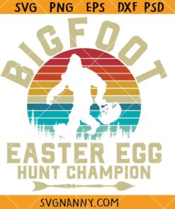 Bigfoot Easter egg hunt SVG, Bigfoot Egg Hunting SVG, Bigfoot Egg Hunting Easter SVG, Sasquatch Easter svg, Bigfoot egg hunt svg