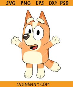 Bingo Jump layered SVG, Bingo Jump SVG, Bingo Character SVG, Baby Bingo SVG