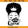 Black Queen crown SVG, Black Woman Crown Svg, Melanin Svg, Black Woman Svg, Afro Svg, Dope Svg, Queen's Crown Svg