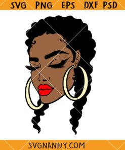 Black Woman With Braids SVG, Black Woman svg, Afro Braids svg, African American svg, Afro svg, Melanin svg