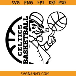 Celtics Basketball Team Mascot SVG, Boston Basketball Boston Celtics SVG, Celtics Basketball SVG, Boston Celtics Basketball Team SVG