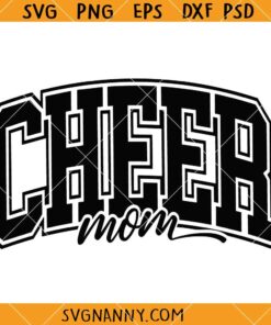 Cheer mom varsity font SVG, Proud Cheer Mom Svg, Cheer Mama Svg , Cheer Squad Svg , Cheer Life Svg, Cheerleading Svg, Cheerleader Shirt SVG    