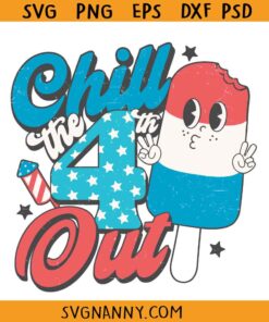 Chill the 4th out SVG, Red White Blue Svg, America Svg, Western Cowgirl Happy July 4th SVG, 4th Of July décor SVG,4th of July Svg, Independence Day Svg, Patriotic Svg, 4th of July Shirt Svg