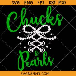 Chucks & pearls Shoelaces SVG, hoe Svg, Vice President SVG, Inauguration Day SVG, Converse Chuck Taylors svg