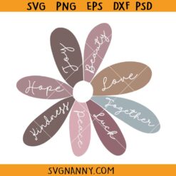 Daisy flower affirmation svg, Retro Vintage Daisy svg, Affirmation Words Svg, Positive Affirmation Words Svg, Motivating Words SVG, Daisy Flower Svg, Affirmation Words Png