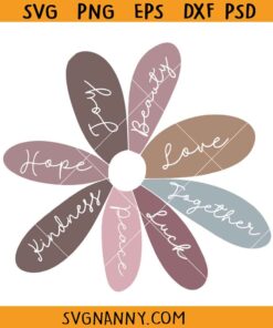 Daisy flower affirmation svg, Retro Vintage Daisy svg, Affirmation Words Svg, Positive Affirmation Words Svg, Motivating Words SVG, Daisy Flower Svg, Affirmation Words Png