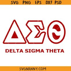 Delta Sigma Theta svg, Delta Sigma Theta sign SVG, Fortitude svg, Sorority svg, African American sorority SVG