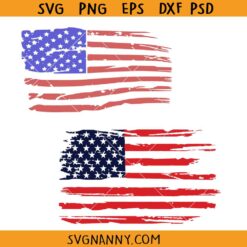 Distressed flag SVG bundle, Distressed flag SVG, American flag svg, 4th of july svg, fourth of july svg, grunge flag svg, patriotic svg