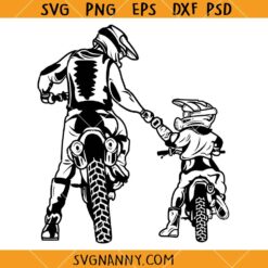 Father and son motocross SVG, Motocross Svg, Dirt Bike SVG, Like Father Like Son SVG, Father and son Svg, Motorbike SVG, Father and Son clipart SVG