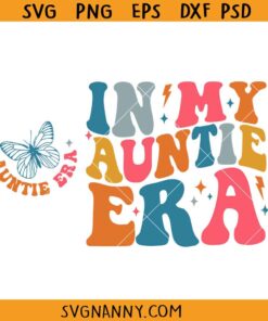 Kindergarten Smiling Face SVG, Retro wavy text SVG, Auntie svg, Aunt png, Gift for Aunt SVG, Auntie Shirt SVG, Cool Aunts Club SVG, Gifts For Auntie SVG