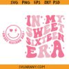 In my sweet 16 retro wavy svg, Swiftie Birthday SVG, Birthday Girl Svg, Sweet Sixteen Birthday svg, Birthday Swiftie SVG