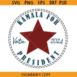 Kamala Harris for President 2024 SVG, Harris Madam President 2024 Svg, Presidential Campaign Svg, Kamala Harris Svg, Harris President Svg, Kamala for President PNG DOWNLOAD GUIDE: