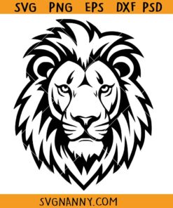 Lion head SVG, Lion Head Clipart SVG, Lion Silhouette SVG, Lion Svg, Lioness Svg, Lion Png, Lion King Svg, Lion King Png, Animal Svg, Wild Animal Svg