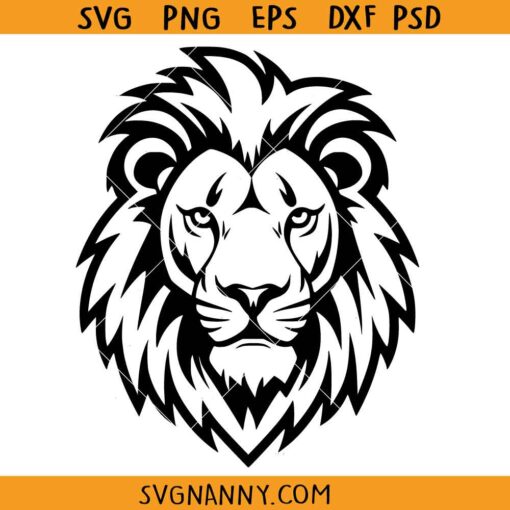 Lion head SVG, Lion Head Clipart SVG, Lion Silhouette SVG, Lion Svg, Lioness Svg, Lion Png, Lion King Svg, Lion King Png, Animal Svg, Wild Animal Svg