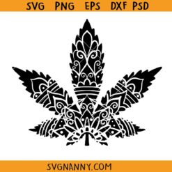 Mandala weed svg, Marijuana Mandala Svg, Weed Mandala Svg, Cannabis Mandala SVG, Marijuana SVG, Cannabis Leaf svg, Cannabis Zentangle SVG