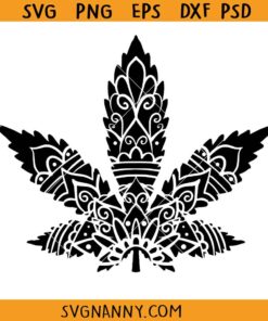 Mandala weed svg, Marijuana Mandala Svg, Weed Mandala Svg, Cannabis Mandala SVG, Marijuana SVG, Cannabis Leaf svg, Cannabis Zentangle SVG