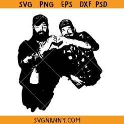 Morgan Wallen Post Malone SVG, Hand Heart Malone-Wallen svg, Signatures svg, I Had Some Help Design SVG