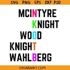 New Kids On The Block svg, Music band SVG, NKOTB SVG