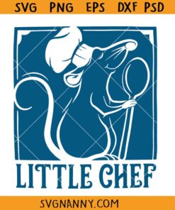 Ratatouille Little chef SVG, Remy Little Chef Ratatouille SVG, Remy kids SVG, Little Chef SVG, Ratatouille SVG, Remy the Rat SVG