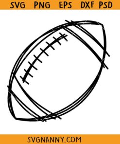 Scribble football SVG, Football Clipart SVG, Football Vector SVG, Football Shirt SVG, Game Day Vibes SVG, Football SVGC