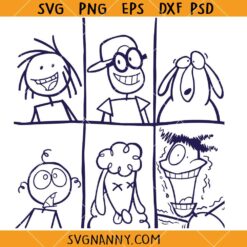 Stickin around TV show SVG, Stickin around SVG, Stickin around characters SVG