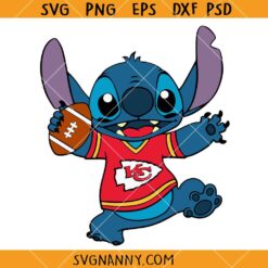 Stitch KC Chiefs SVG, Stitch Football SVG, Kansas City Chiefs Svg, Stitch NFL Svg, NFL Team Svg