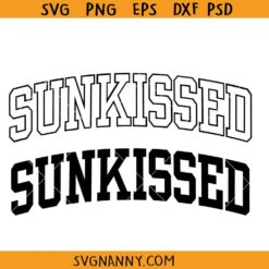 Sunkissed Varsity font SVG, Summer Vibes Svg, Vacay Vibes Svg, Beach Vibes SVG, Summer Shirt SVG    