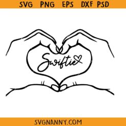Swiftie heart hand SVG, Swiftie Heart hand sign SVG, Taylor Swift hand SVG, Taylor Swift heart SVG, Taylor Swift svg, Taylor love svg 