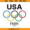 Team USA Paris Olympic Rings svG, Team USA 24 Svg, Paris Olympic Rings Svg, Paris Summer Svg, Team USA SVG, 2024 Paris Olympic Games SVG, Paris Olympic Rings Svg, Paris Summer Svg