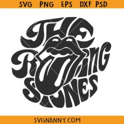 The rolling Stones svg, Retro Rolling Stones SVG, The Rolling Stones Band SVG, Music Band Logo SVG, Rolling Stones Logo SVG, Rolling Stones Band Hackney Diamonds SVG