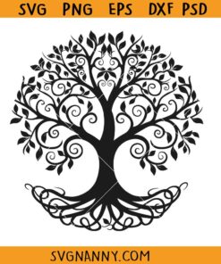 Tree of Life SVG, Tree Svg ,Tree Of Life Png ,Tree Silhouette SVG, Family Tree Svg