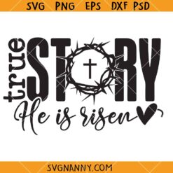 Story He is Risen SVG, Faith svg, Scripture svg, Christian svg, Happy Easter SVG, Easter Quote svg