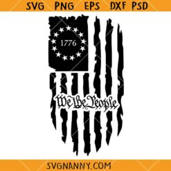 We the people 1776 flag SVG, Independence Day SVG, Constitution SVG, 4th of July SVG, USA Flag svg, fourth of july svg, 1776 svg