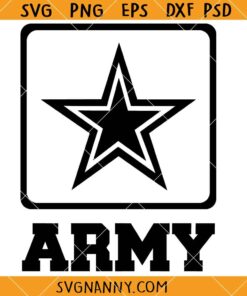 Army Star SVG, Army Star Icon SVG, Star Military SVG, American military SVG    