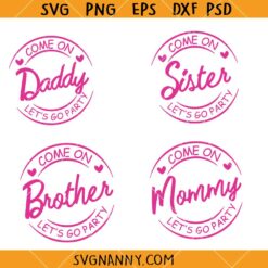 Barbie Family Birthday Bundle SVG, Barbie family SVG, Barbie Shirt SVG    