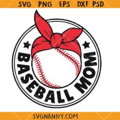 Baseball mom logo SVG, Baseball mom svg, Sports mom svg, baseball svg, baseball clipart svg   