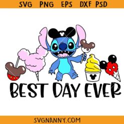 Best Day ever Disney Stitch svg, Disney Stitch SVG, Best Day Ever SVG, Disney Character Stitch SVG