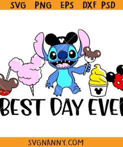 Best Day ever Disney Stitch svg, Disney Stitch SVG, Best Day Ever SVG, Disney Character Stitch SVG