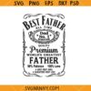 Best father JD logo svg, Best Father Jack Daniels SVG, Best Dad SVG