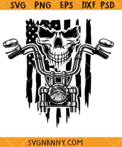 Biker skull flag SVG, Motorcycle skull flag SVG, Biker T-Shirt SVG, biker skull svg, motorcycle SVG  