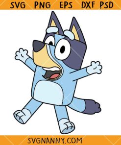 luey Dog SVG, Bluey Dog PNG, Bluey SVG, Bluey Dog Clipart SVG        
