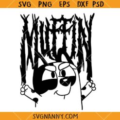 Bluey Muffin metal svg, Muffin Emotions Svg, Muffin Bluye Svg, Bluey Muffin Svg, Muffin Birthday SVG     