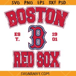 Boston Red Sox svg, Boston Red Sox Logo SVG, Baseball Boston Red Sox SVG , Sport Baseball SVG 