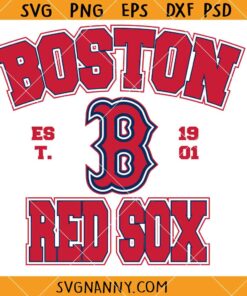 Boston Red Sox svg, Boston Red Sox Logo SVG, Baseball Boston Red Sox SVG , Sport Baseball SVG 