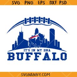 Buffalo Bills its in my DNA svg, Buffalo Bills Svg, Nfl svg, NFL sport PNG     