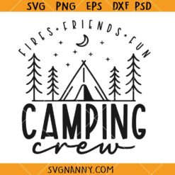 Camping crew SVG, Camping Trip svg, Happy Campground SVG, Funny Camping svg, Camping life svg, Happy Camper svg
